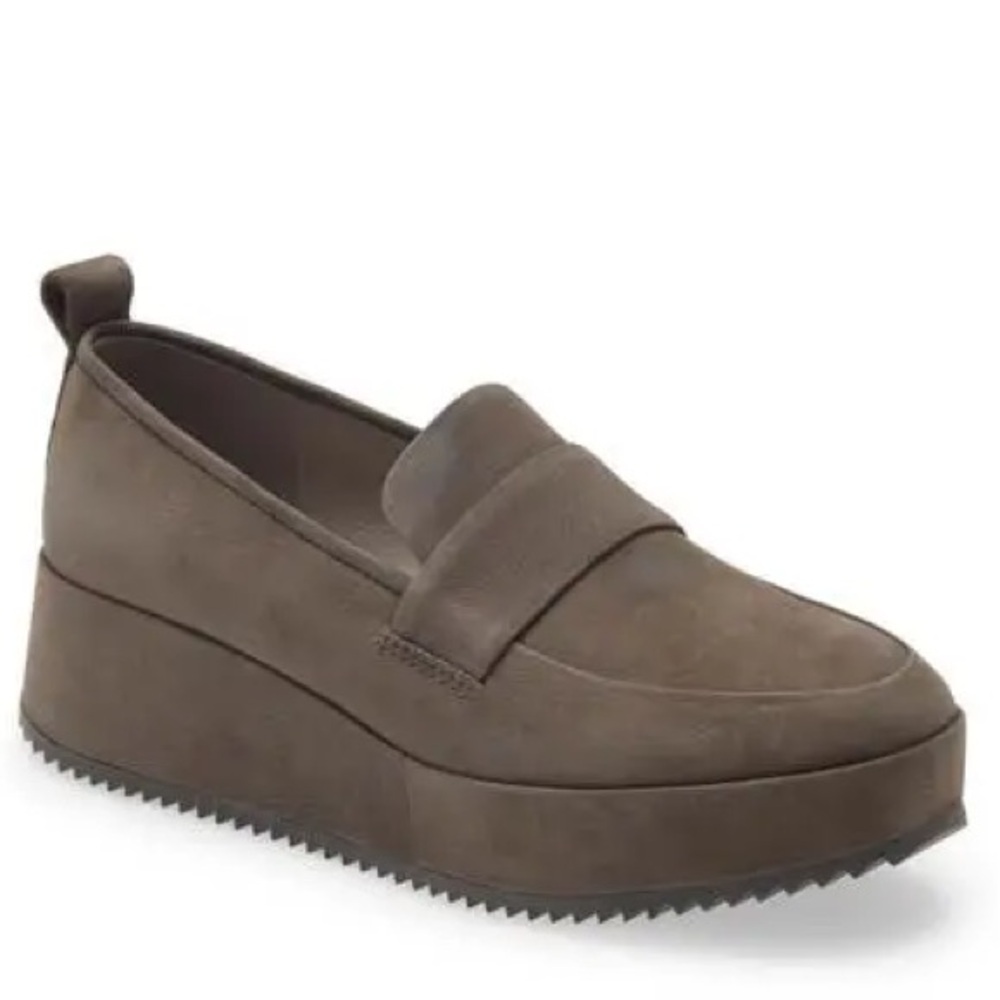 Eileen fisher Max Wedge Loafer - Slate Size 7 New